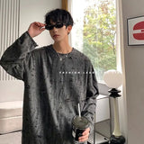 Spring Autumn New Fashion Solid T-Shirts Casual Loose Tees All Match Pullovers O Neck Long Sleeve Korean Style Sweatshirt Tops