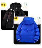 Popular Men's Cotton Clothes Winter Hooded Cotton Jacket New Trendy Brand Warm Cotton Coat Coat Loose Fit