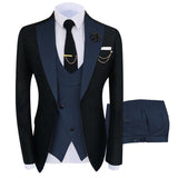 New Arrival Terno Masculino Slim Fit Blazers Ball And Groom Suits For Men Boutique Fashion Wedding( Jacket + Vest + Pants )