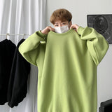 Autumn Men Casual Sweatshirts Harajuku Printed Men Oversized Hoodies Korean Man Casual Loose Pullovers