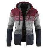 Autumn Winter Jacket Men Warm Cashmere Casual Wool Zipper Slim Fit Fleece Jacket Men Coat Dress Knitwear Male Coats