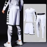 Men's Running Tracksuit Training Fitness Sportswear Set Compression Leggings Sport Clothes Gym Tight Sweatpants