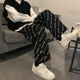 Designer Sweatpants Male Streetwear Wide leg Oversize Pants Men Casual Joggers Sport Pants Basketball Man New Y2k Clothes