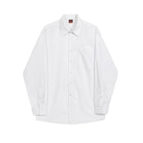 Men's Wear Autumn New Long-sleeved White Shirt Korean Style Trendy Handsome Casual Non-ironing fit Blouse Male