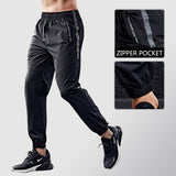 Ice Silk Sport Pants Men Running Sweatpants Gym Fitness Jogging Training Trousers Thin Section Trend Wild Outdoor Dry Fit