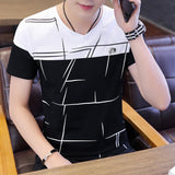 O Neck Casual T-Shirts Summer Solid Color Cotton Slim Fit Men Tees Tops Basic Style Fitness  Men's Short Sleeve TShirt
