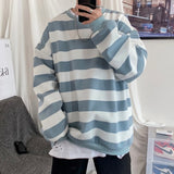 Spring Men Classic Striped Hoodies Mens Hip Hop Streetwear Sweatshirt Male Casual Trend Cotton Pullover M-XXL