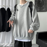 Autumn Men Casual Sweatshirts Harajuku Printed Men Oversized Hoodies Korean Man Casual Loose Pullovers