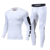 Men's Running Tracksuit Training Fitness Sportswear Set Compression Leggings Sport Clothes Gym Tight Sweatpants