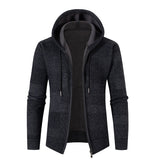 New Men's Sweaters Cardigans Winter Warm Hooded Sweatearcoat Men Causal Knitwear Sweatear Jackets Coats Men Knitted Cardigans