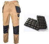 Men's Multi-Pocket Cargo Pants Outdoor Work Pants Wear-Resistant Pants Worker's Trousers With Leg Bag