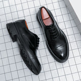 Men Dress Shoes Formal Oxfords Classic Business Office Wedding Shoes Wear Elegant Casual Leather Men Shoes