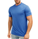 100% Merino Wool T-Shirt Men Short Sleeve Merino Shirts Sport Lightweight Base Layer Hiking Tshirt Soft Breathable Undershirt