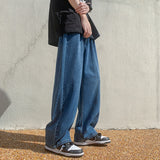 4 Colors Baggy Jeans Men Fashion Casual Wide Leg Jeans Men Streetwear Loose Hip Hop Straight Denim Pants Mens Trousers M-2XL