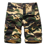 Summer New Mens Casual Trouers Beach Green Camouflage Shorts Military Cargo Work Man Short Pants OverSize 29-40