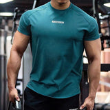 Men's Sports T-shirt Fashion Classic Tight-fitting Breathable Sweat-absorbing Quick-drying Fitness Advanced Outdoor Short Sleeve