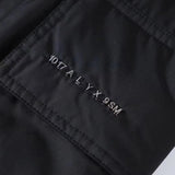 Black 1017 ALYX 9SM Cargo Pants Men Women Multi Metal Button 1:1 ALYX Pants Pockets Slightly Loose Trousers