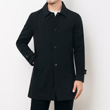 Men Long Coat Windbreaker Casual Loose Design Solid Trench Men Fashion Korean Style Male Jackets Fall Spring Outwear M-4XL Hot
