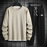 Men 2 Piece Sets Hip Hop Clothes For Men Outfits Streetwear Casual Sweatshirt and Pants Set Men Fashion Clothing