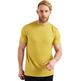 100% Merino Wool T-Shirt Men Short Sleeve Merino Shirts Sport Lightweight Base Layer Hiking Tshirt Soft Breathable Undershirt