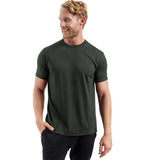 100% Merino Wool T-Shirt Men Short Sleeve Merino Shirts Sport Lightweight Base Layer Hiking Tshirt Soft Breathable Undershirt