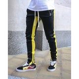 New Men's Casual Fashion Pants Sportswear Skinny Male Trousers Gyms Tracksuits Bottoms Hip Hop Streetwear Joggers Sweatpants