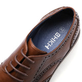 Autumn Man Dress Shoes Genuine Leather Lace-up Men Casual Shoes  Smart Business Office work Footwear Men Shoes