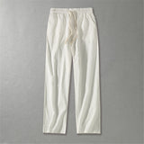 Linen Pants Men Plus Size 9XL 8XL Pants Summer Linen Trousers Male Fashion Casual Solid Color Pants Big Size 8XL 9XL