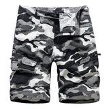 Summer New Mens Casual Trouers Beach Green Camouflage Shorts Military Cargo Work Man Short Pants OverSize 29-40