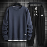 Men 2 Piece Sets Hip Hop Clothes For Men Outfits Streetwear Casual Sweatshirt and Pants Set Men Fashion Clothing