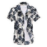 Casual Floral Beach Men's Shirt Summer Short Sleeve Hawaiian Shirts For Men Plus Size Quick Dry Tee Shirt Men Clothes Camis