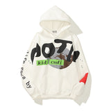 Kanye West Hooded Fleece Sweatshirts Bieber Hip Hop Graffiti Womens Hoodies Pullover Foaming Printing Hoodies Streetwear Men