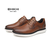 Spring/Summer New Men Shoes Comfy Luxury Brand Men Casual Shoes Lace Up Business Style Dress Shoes Men Shoes