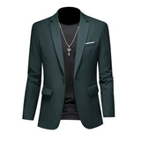 High Quality Business Slim Fit Single Buttons Suits Jacket Men Slim Fit Casual Fashion Wedding Groom Tuxedo Blazer Coats 6XL-M