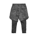 Summer New Men's Camo Running Shorts 2-in-1 Double Layer Quick Drying Gym Fitness Jogging Training Sports Casual Shorts