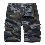 Summer New Mens Casual Trouers Beach Green Camouflage Shorts Military Cargo Work Man Short Pants OverSize 29-40