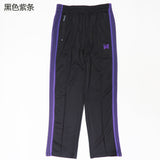 Multicolor Needles Sport Pants Men Women 1:1 High Quality Multi Embroidered Butterfly Stripe Needles Pants AWGE Trousers