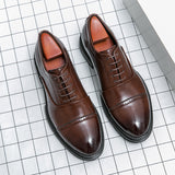 Men Dress Shoes Formal Oxfords Classic Business Office Wedding Shoes Wear Elegant Casual Leather Men Shoes