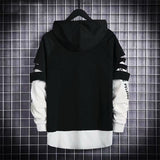 Hoodies Men Letter Print Hooded High Street Pullover Sweatshirt Men Fashion Hip Hop Streetwear Hoodie Funny Harajuku Tops