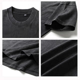 Japanese Streetwear High Quality Distressed T-Shirts Harajuku Short Sleeve Men Clothing Summer Korean Trendy Loose Tops Male