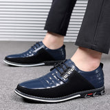 Trending Leather Shoes for Men Business Casual Dress Shoe Lace Up Formal Party Men Shoes Comfortalbe All-match Wedding Oxfords