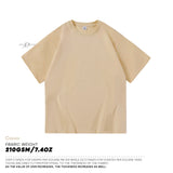 HYBSKR Summer Man T-shirts Short Sleeve Solid Color Casual Oversized T Shirt Men Harajuku Hip Hop Cotton Men's Clothing Tops Tee