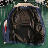 Hip Hop Varsity Baseball Jackets Mens Harajuku Patchwork Color Block Coats Oversized Casual Loose Thin Windbreaker Jacket Unisex