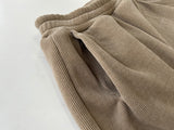 Winter Casual Thick Pants Stretch High Waist Warm Fleece Ladies Pants Female Trousers Wide Leg Pants Weight about 830g