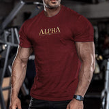 Men's Sports T-shirt Fashion Classic Tight-fitting Breathable Sweat-absorbing Quick-drying Fitness Advanced Outdoor Short Sleeve