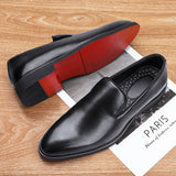 Classic Red sole Men's Casual Loafers Driving Shoes Moccasin Fashion Male Flats Breathable Men Lazy Shoes Slip-On Wedding Shoes