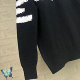 Fall Winter Men Women Couple High Quality Knitting McQueen Sweater