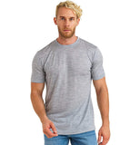 100% Merino Wool T-Shirt Men Short Sleeve Merino Shirts Sport Lightweight Base Layer Hiking Tshirt Soft Breathable Undershirt