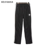 Multicolor Needles Sport Pants Men Women 1:1 High Quality Multi Embroidered Butterfly Stripe Needles Pants AWGE Trousers