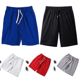 Men's Stretch Quick Dry Beach Shorts With Pockets And Mesh Lining Straight Man Pants Hot Pants Casual Running Sport Shorts